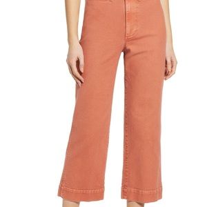 Madewell Slim Emmet Wide Leg Crop Pants